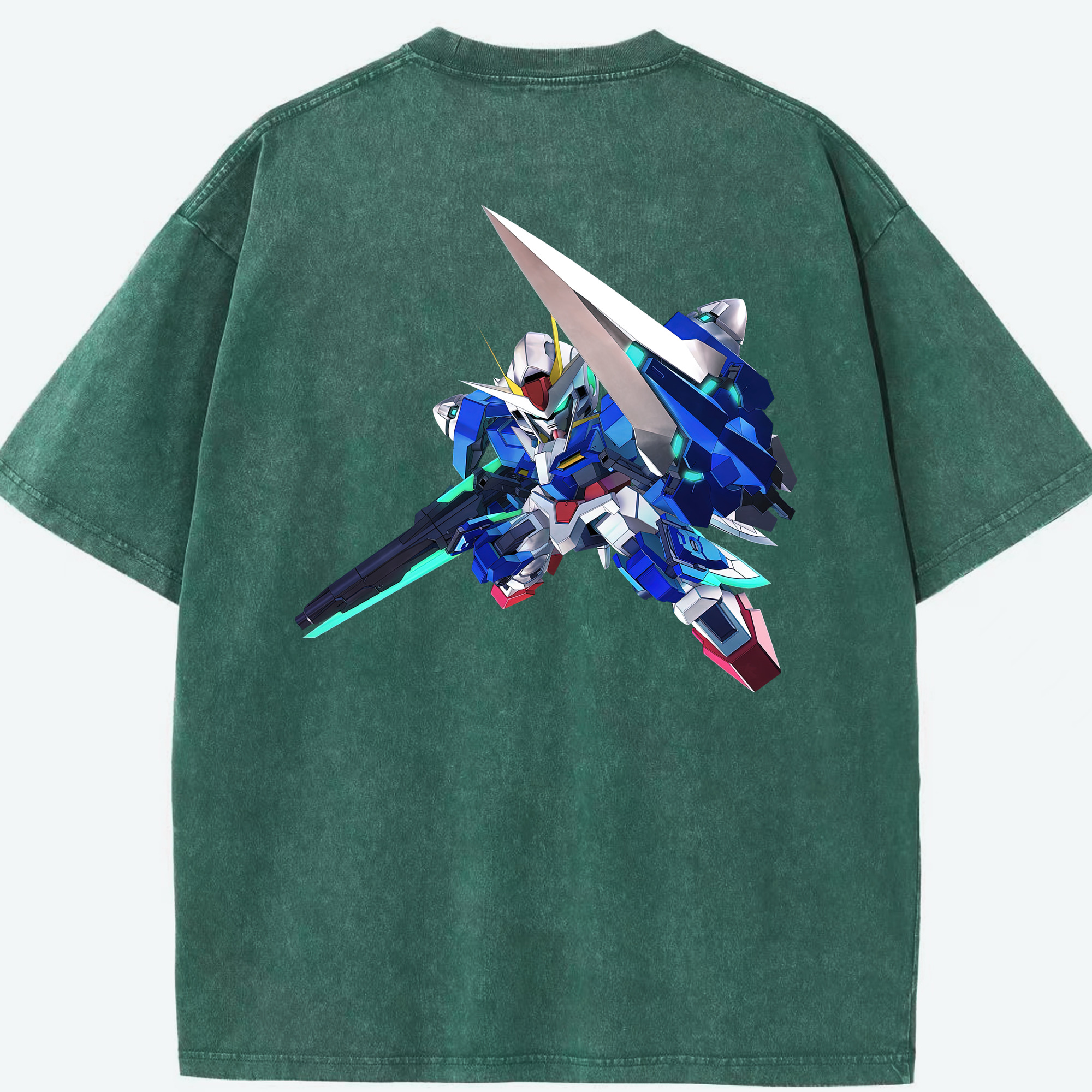 （画像用） 機動戦士ガンダム Mobile Suit Gundam 綿100% ヴィンテージ風 半袖Tシャツ（背面プリント）